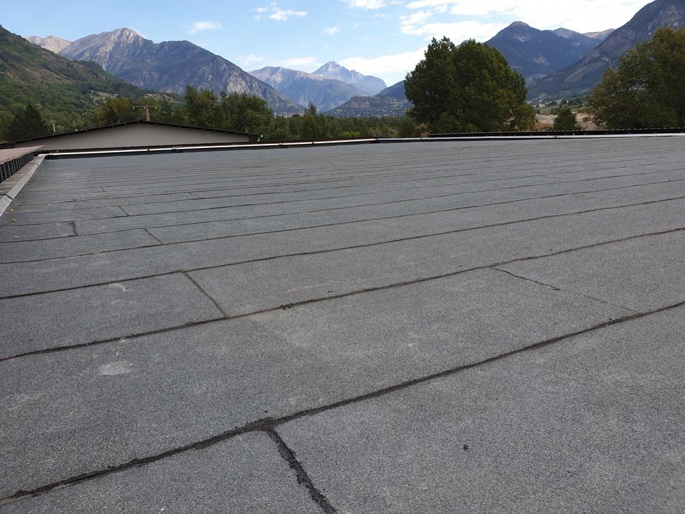 Impermeabilizzazione terrazzo a Bergamo — copertura in lavorazione